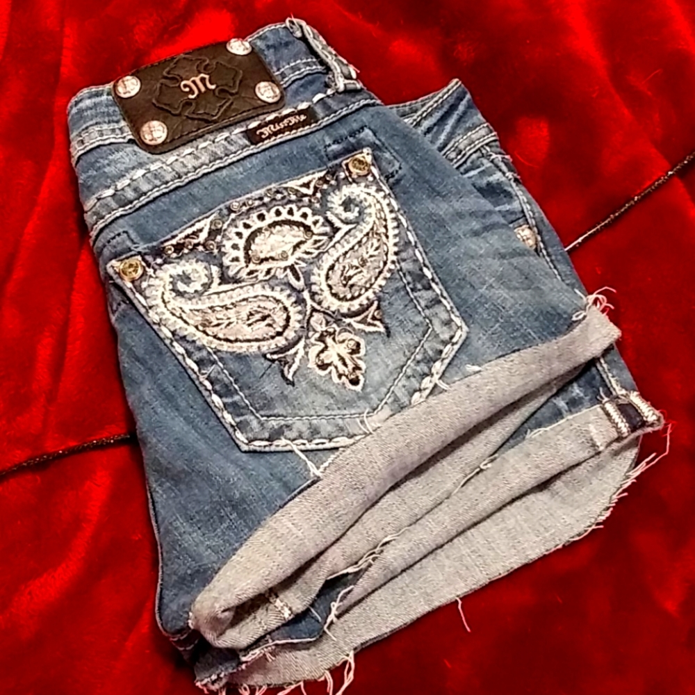 Miss me cut off jean shorts
